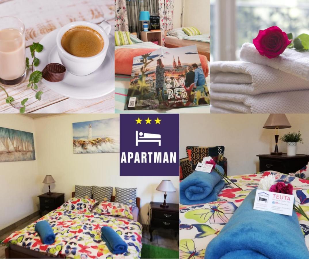 Apartman Teuta ซาเกร็บ ภายนอก รูปภาพ